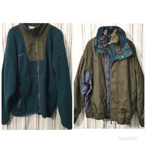 Columbia Vintage Bugaboo Double Jacket Olive Large